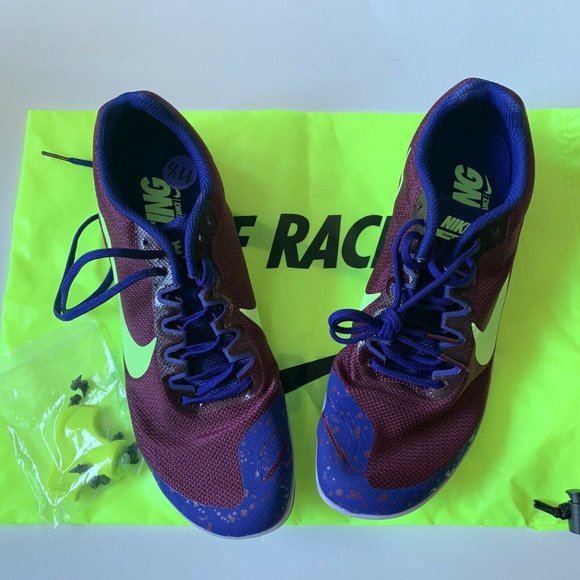 Nike Other - Nike Zoom Rival D  Bordeaux/Lime Blast 907566-600